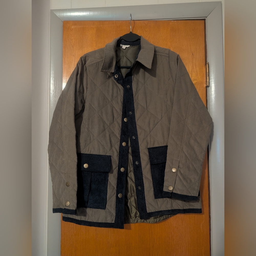 Quilted Snap Button Jacket - image 1